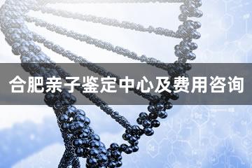 合肥亲子鉴定中心及费用咨询